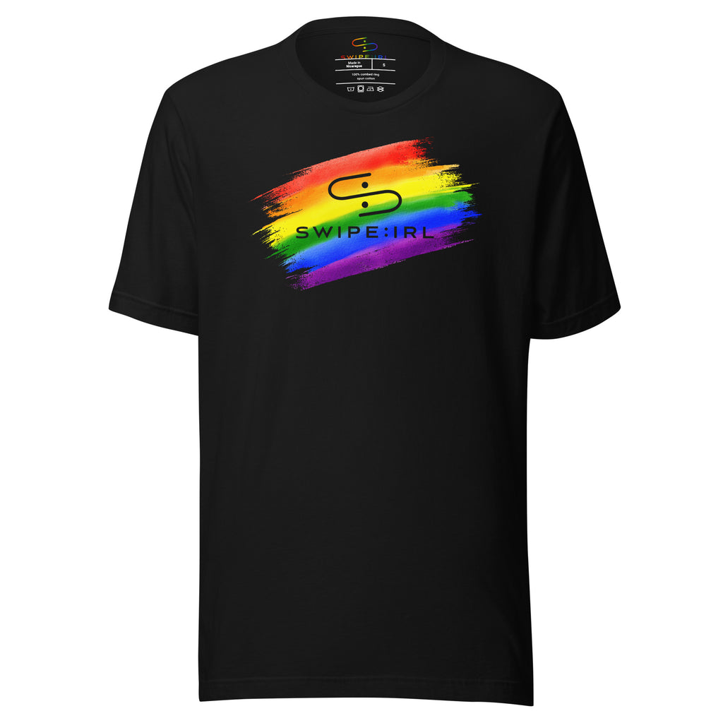 Rainbow Paintbrush Soft T-Shirt